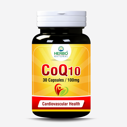 CoQ 10 - 100 mg Capsules Herbo Natural