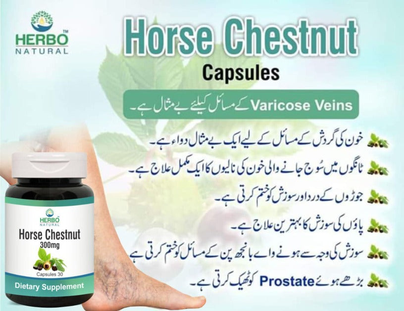 Horse Chestnut Capsules (Pack of 2) Herbo Natural