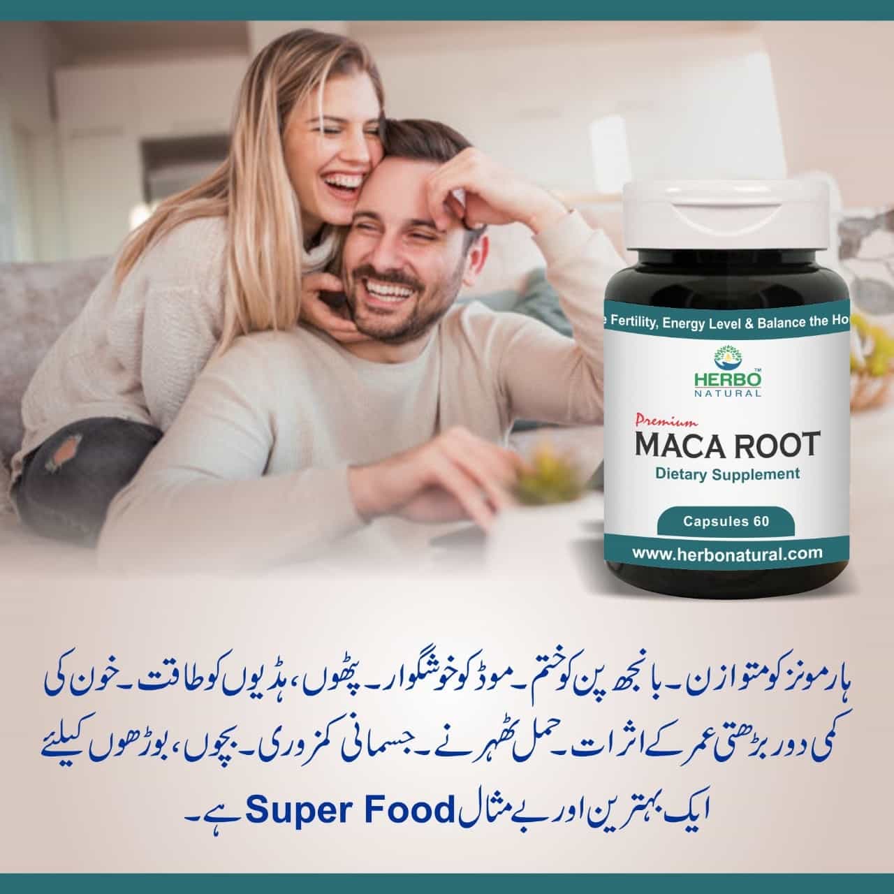 Maca Root Capsules Herbo Natural