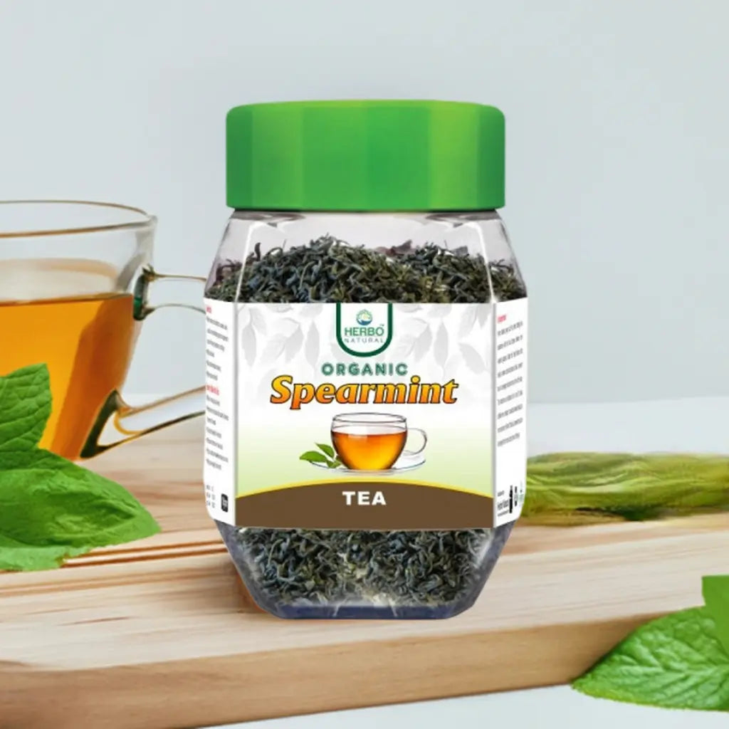 Spearmint Green Tea - 40 Grams Herbo Natural