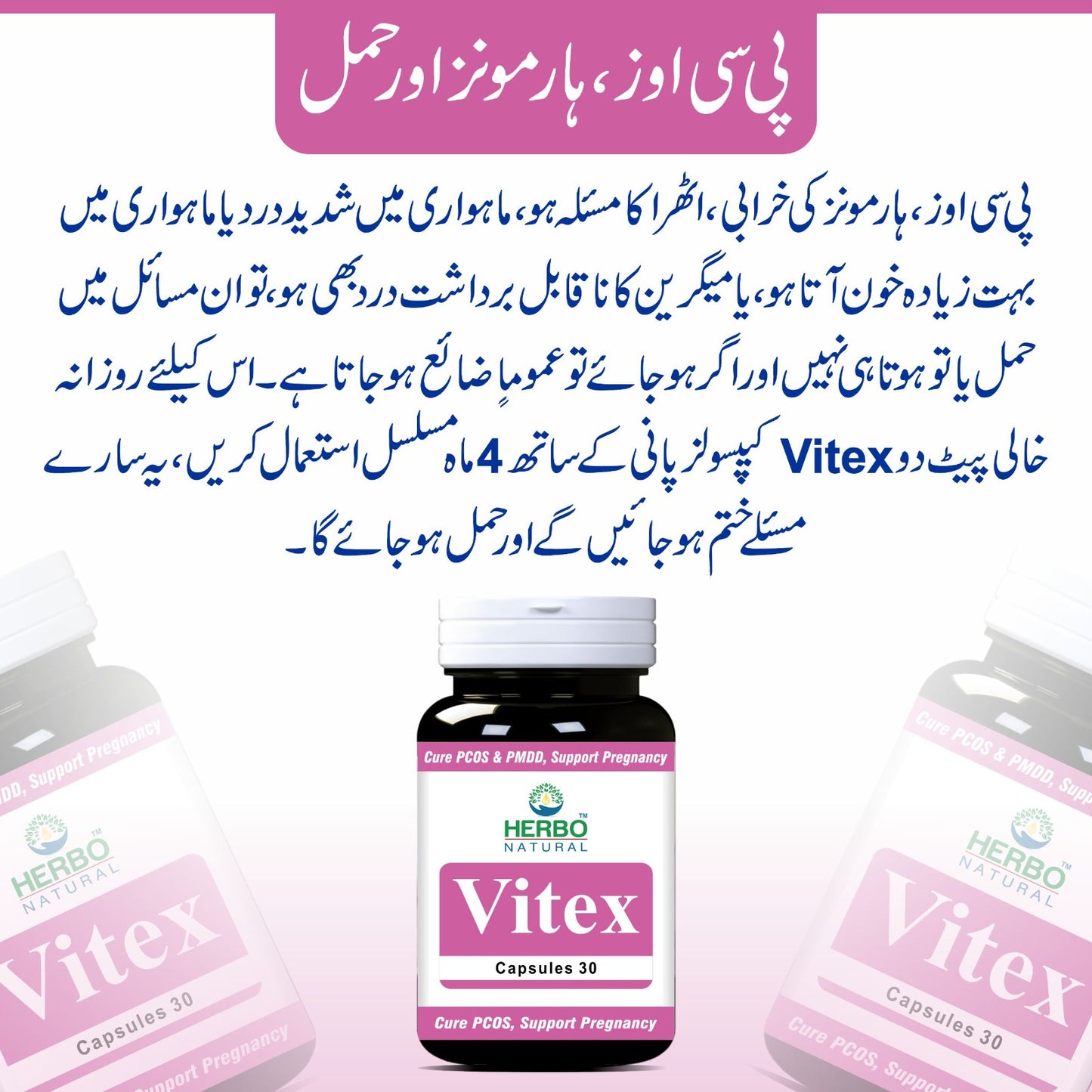 Vitex Capsules (Pack of 2)