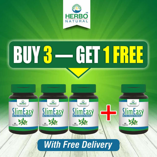 SlimEasy Weight Loss Capsules (Pack of 4) Herbo Natural