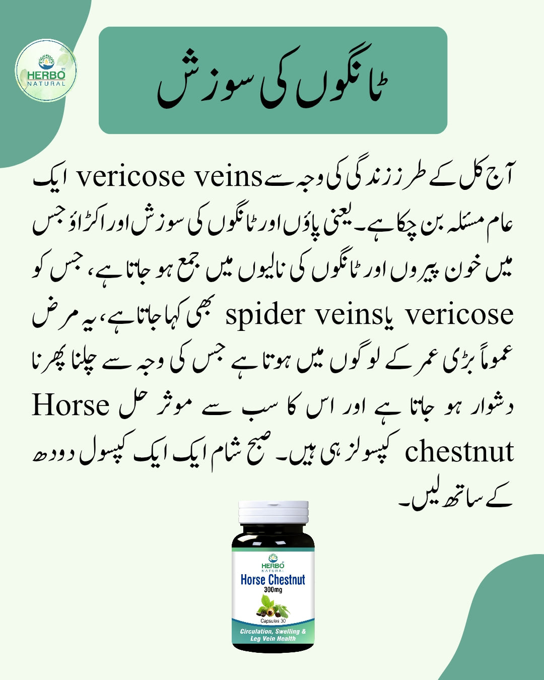 Horse Chestnut Capsules (Pack of 2)